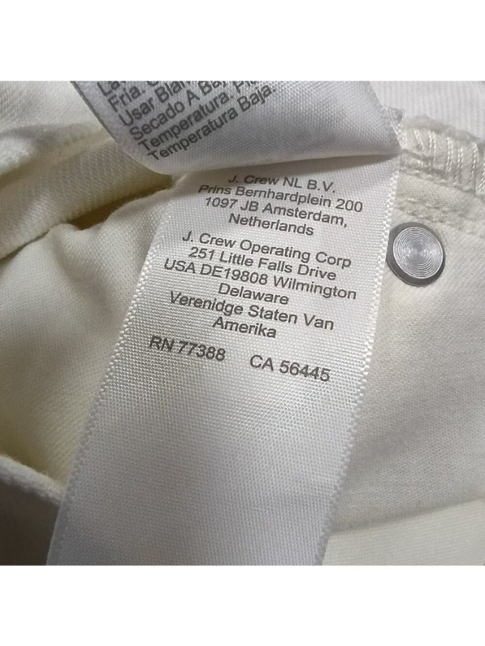 J.Crew White Denim Maxi Skirt 24 High Slit Modesty Frayed Hem Preppy Clean - Picture 10 of 14